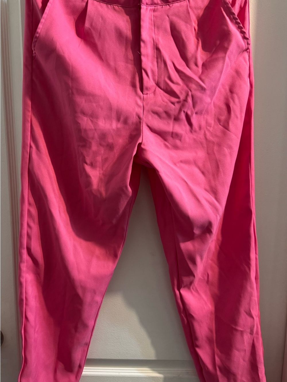 PrettyLittleThing Hot Pink Tailored Trousers